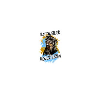Az igazi ROTTWEILER gazdik AUGUSZTUSban születnek minta farmerkék pólón
