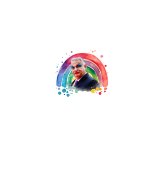 Pride 2025 minta fehér pólón