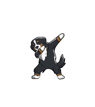 Berni pásztor DAB minta fekete pólón