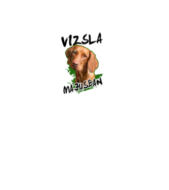Vizsla május minta fekete pólón