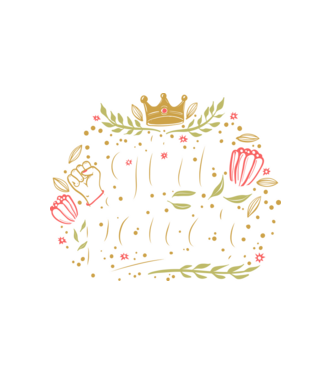 Girl power - fehér  minta fehér pólón