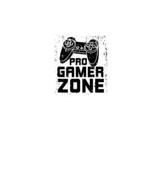 Pro Gamer Zone minta fekete pólón