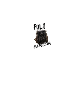 Puli May minta fekete pólón