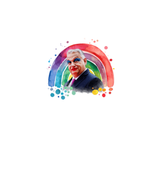 Pride 2025 minta fehér pólón