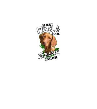 Vizsla Májusban minta fehér pólón