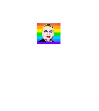 Orbán Viktor Pride minta fekete pólón