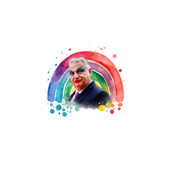 Pride 2025 minta világos rózsaszín pólón