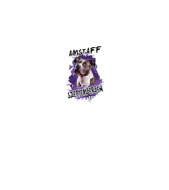 Az igazi AMSTAFF gazdik SZEPTEMBERben születnek minta fekete pólón
