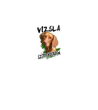Vizsla szeptember minta fekete pólón