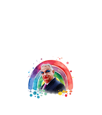Pride 2025 minta fehér pólón
