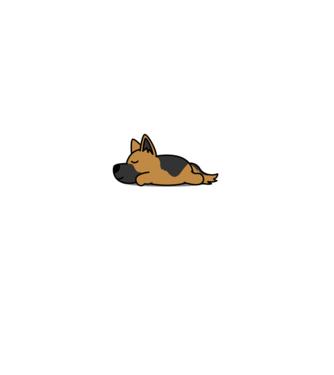 Német juhász nope not today minta fekete pólón