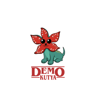 Demo kutya minta fehér pólón