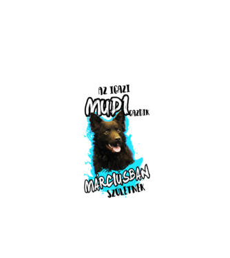 Mudi March minta fehér pólón