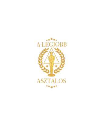 Oscar - A legjobb asztalos minta fekete pólón