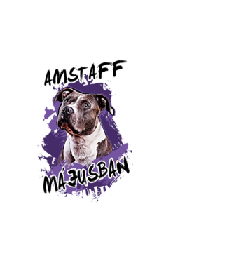 Az igazi AMSTAFF gazdik MÁJUSban születnek minta fekete pólón
