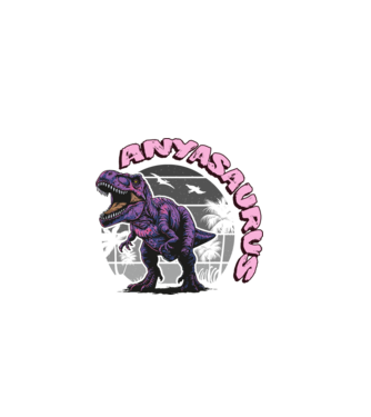 Anyasaurus rex minta fehér pólón