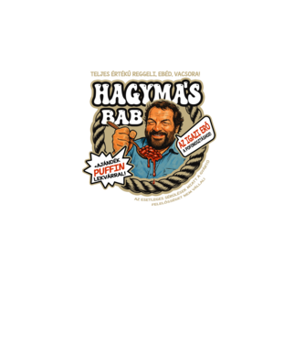 Bud Spencer - Hagymás bab minta türkiz pólón