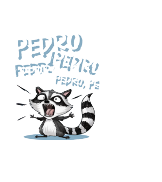 Pedro Pedro Pedro Pedro, Pé minta fekete pólón