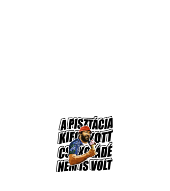 Bud Spencer - Fagyi - fekete betű minta fehér pólón
