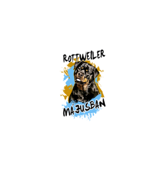 Az igazi ROTTWEILER gazdik MÁJUSban születnek minta fekete pólón