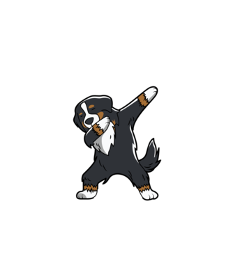 Berni pásztor DAB minta fekete pólón