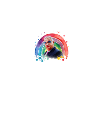 Pride 2025 minta fehér pólón