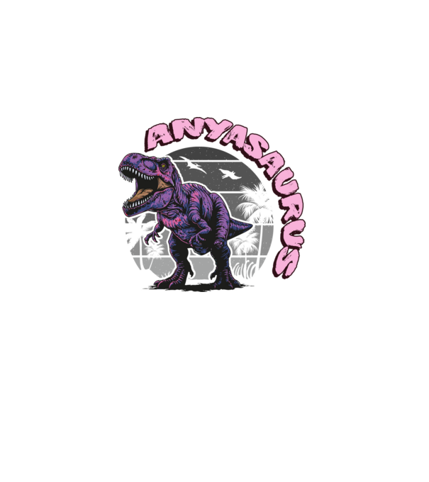 Anyasaurus rex minta fehér pólón