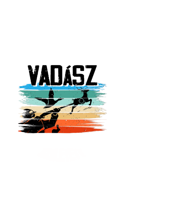 A legjobb vadász februárban született - fekete minta fehér pólón
