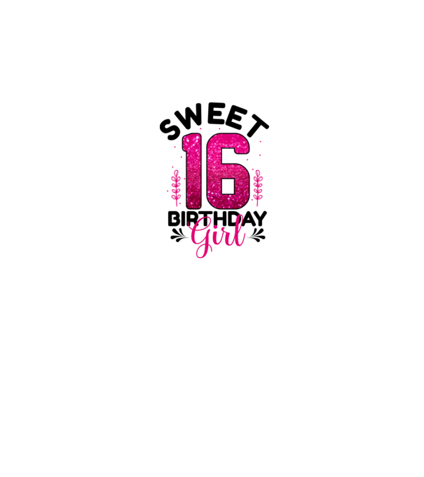 Sweet 16 birthday Girl  minta szürke pólón