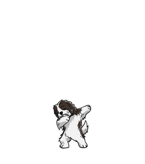 Havanese DAB minta világos rózsaszín pólón
