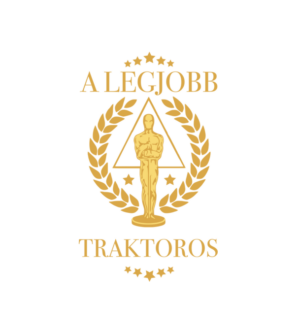 Oscar - A legjobb traktoros minta fehér pólón
