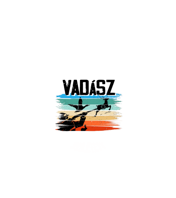 A legjobb vadász februárban született - fekete minta fekete pólón