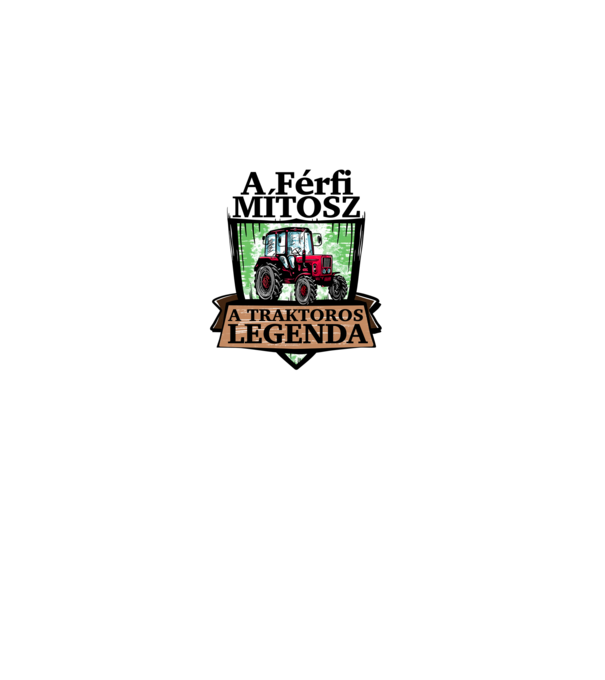 Traktoros legenda minta fehér pólón