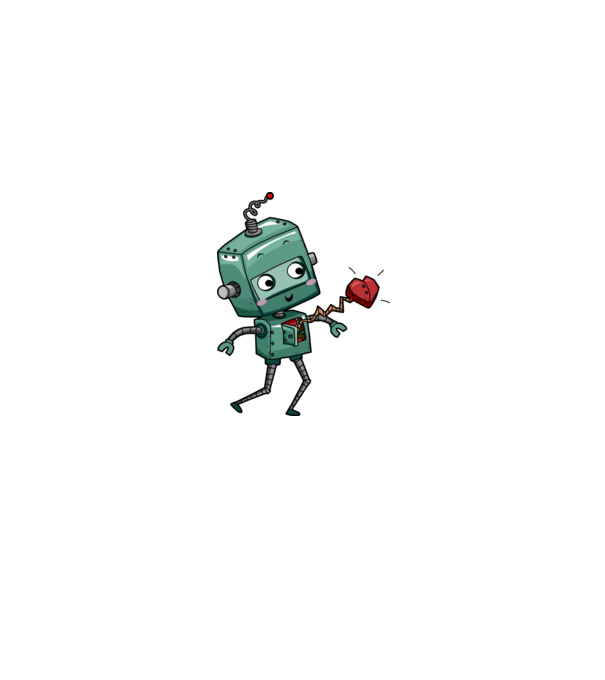 Páros fiú robot minta fehér pólón