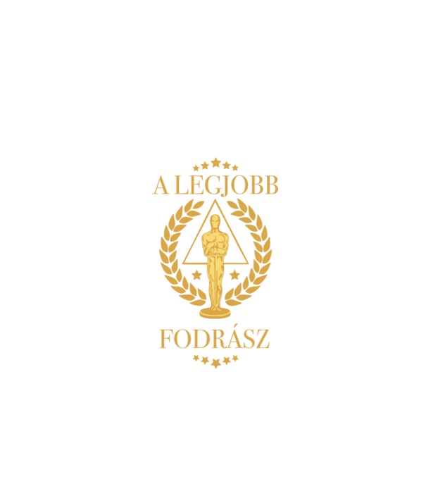 Oscar - A legjobb fodrász minta fekete pólón