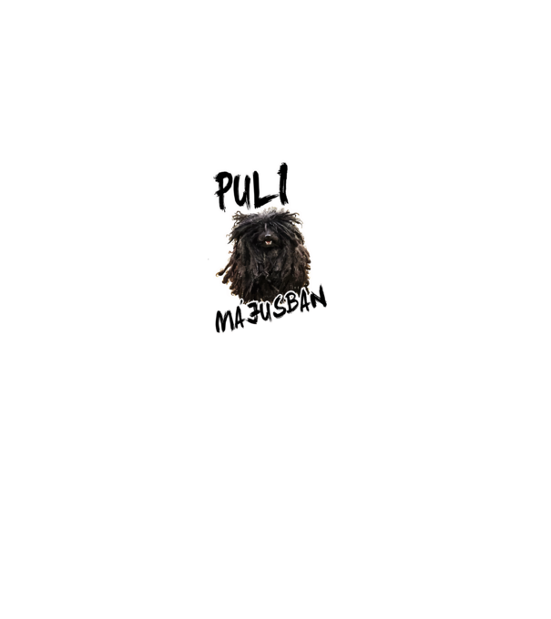 Puli May minta fekete pólón