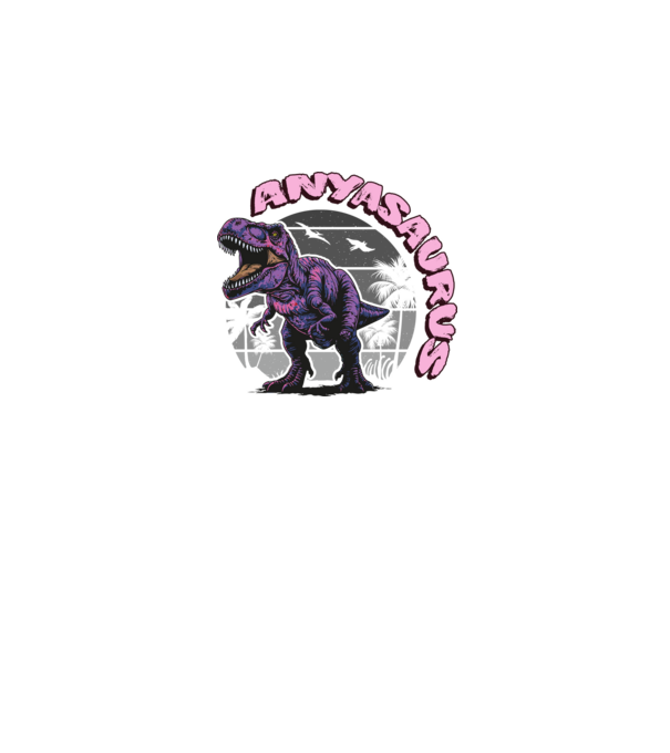 Anyasaurus rex minta fehér pólón