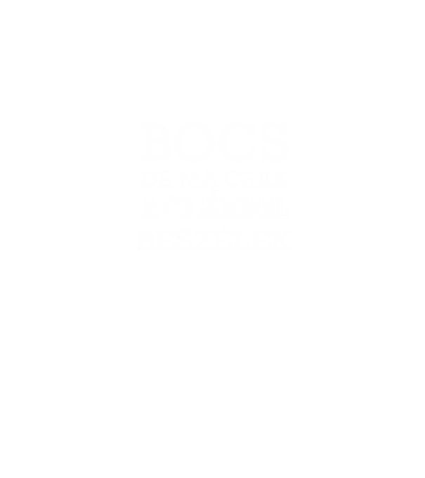 Cicámmal beszélek minta szürke pólón
