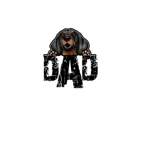 Dachshund Dad minta fehér pólón