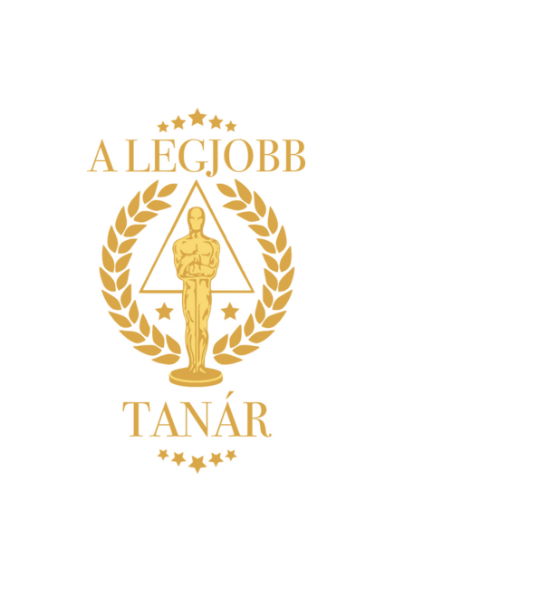 Oscar - A legjobb tanár minta fekete pólón