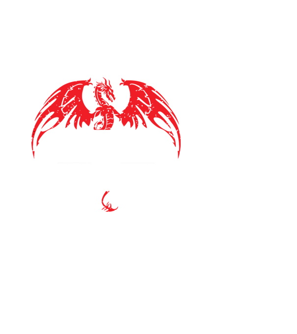 Mother of dragons - Sárkányok anyja - feketére minta fehér pólón