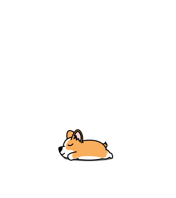 Corgi Nope Not Today minta sötétkék pólón