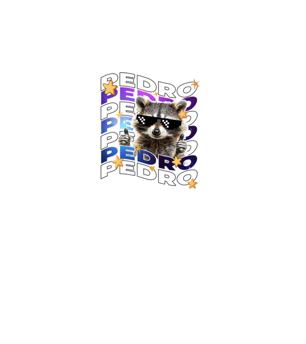 Pedro Pedro star minta fehér pólón