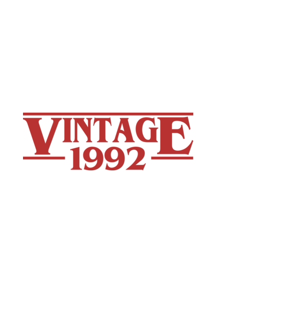 Stranger things vintage 1992 minta fekete pólón