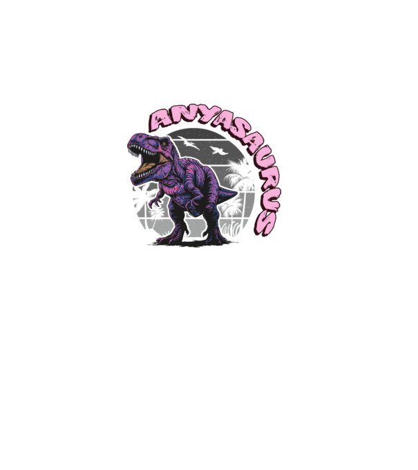Anyasaurus rex minta fehér pólón