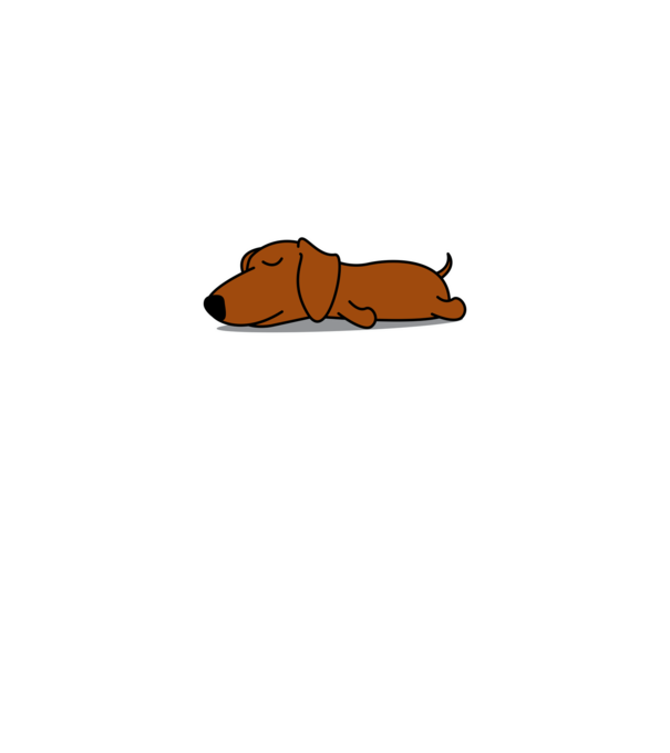Tacskó Nope Not Today  minta fekete pólón