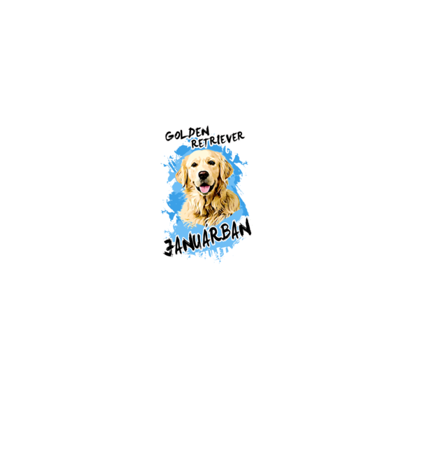 Az igazi GOLDEN RETRIEVER gazdik JANUÁRban születnek minta fekete pólón