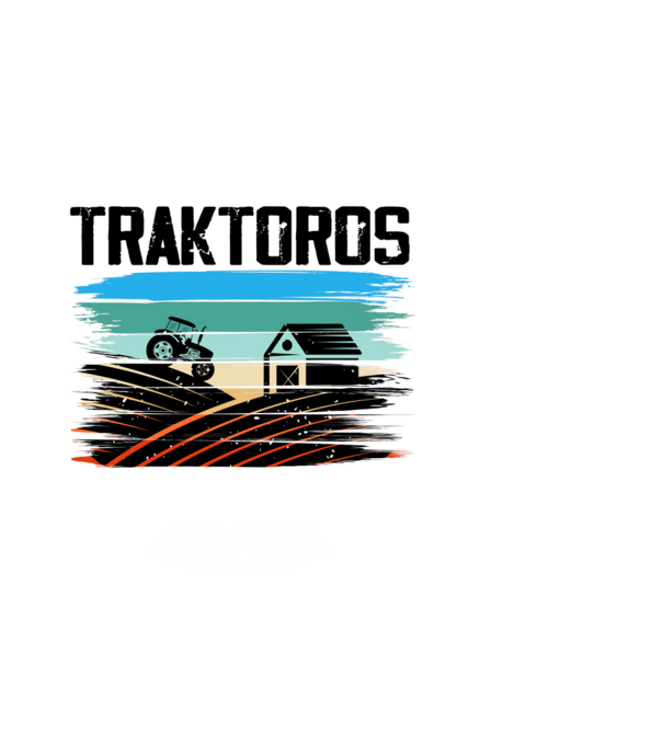 A legjobb traktoros szeptemberben született - fekete minta fekete pólón