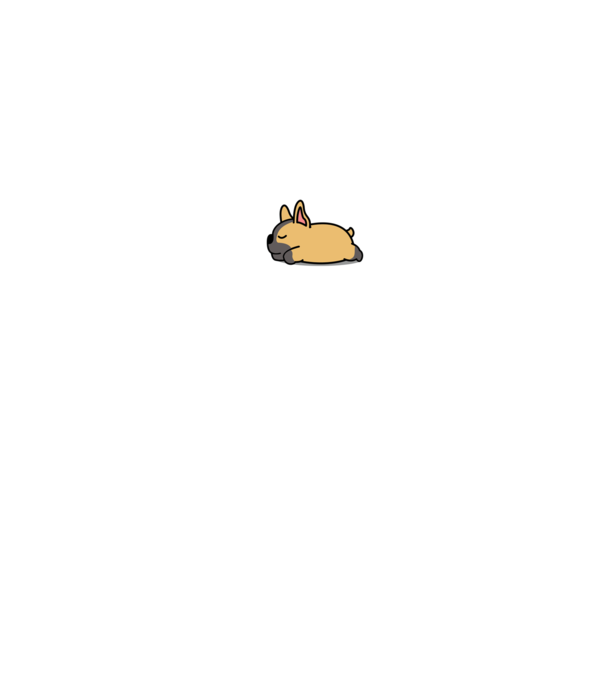 Just Do it French Bulldog minta fekete pólón