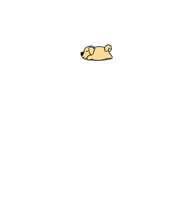 Just Do it Golden Retriever minta fekete pólón